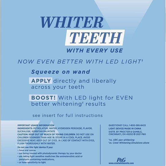 Crest Whitening Emulsions with LED Accelerator Light - Picture 10 of 12